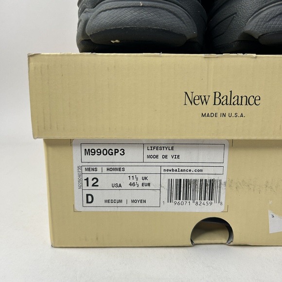 New Balance X Teddy Saints Shoes 990v3 “Green Purple” 2024 - Picture 5 of 5